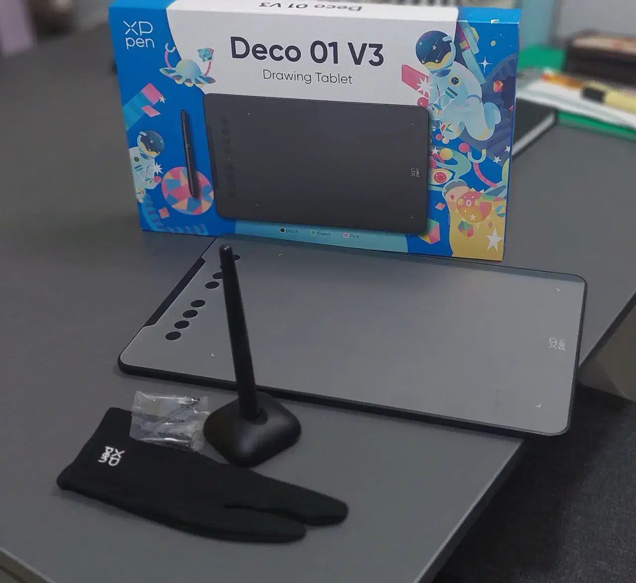 قلم نوری ۱۰ اینچی مدل  xp pen deco 01v3|لوازم جانبی موبایل و تبلت|مشهد, تربیت (صدف)|دیوار