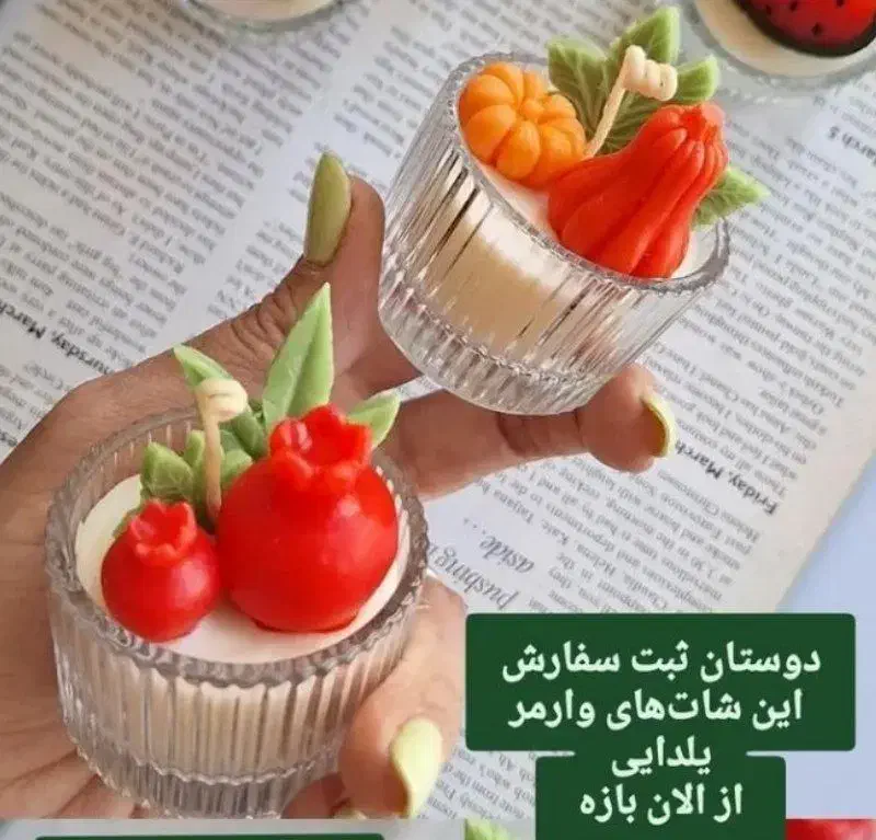 شمع سازی|صنایع دستی و سایر لوازم تزئینی|میانه, |دیوار