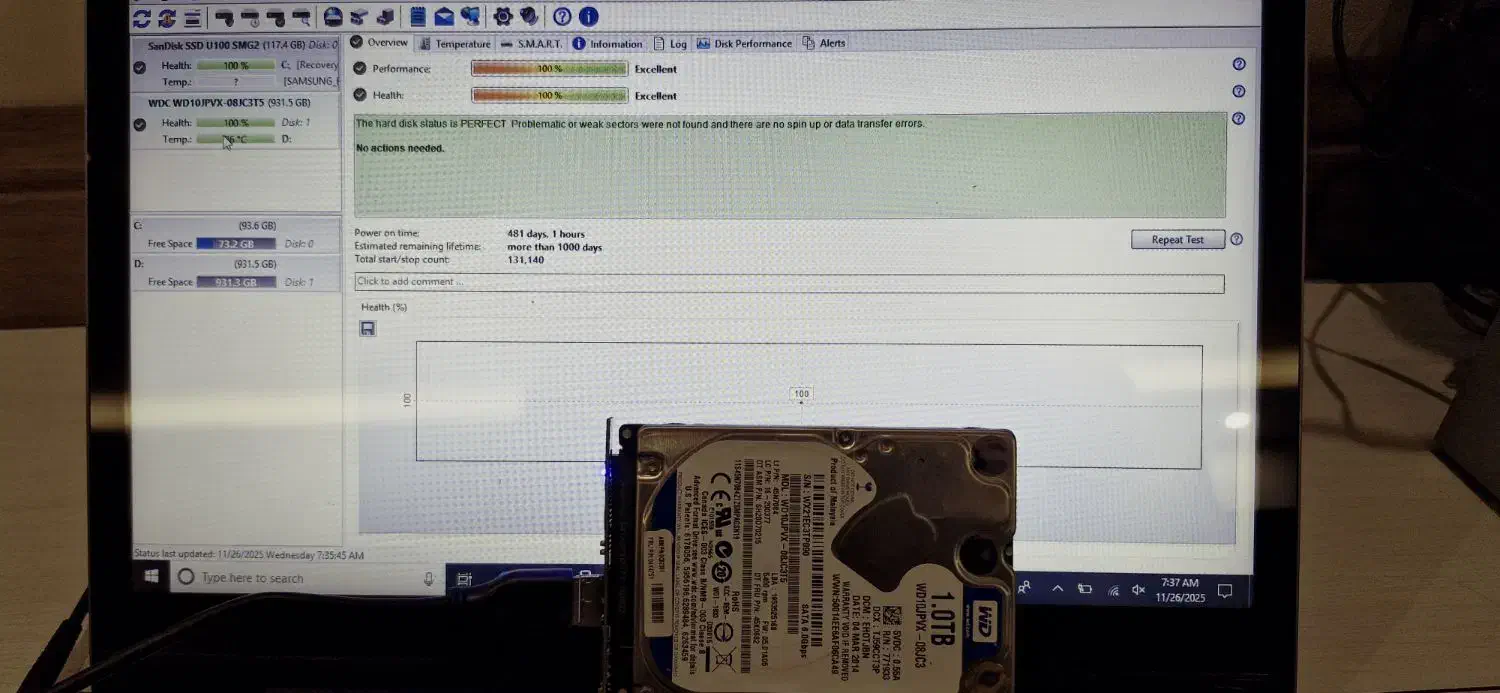 هارد اکسترنال و لپ تاپی وسترن|قطعات و لوازم جانبی رایانه|تهران, شهرک دانشگاه شریف|دیوار