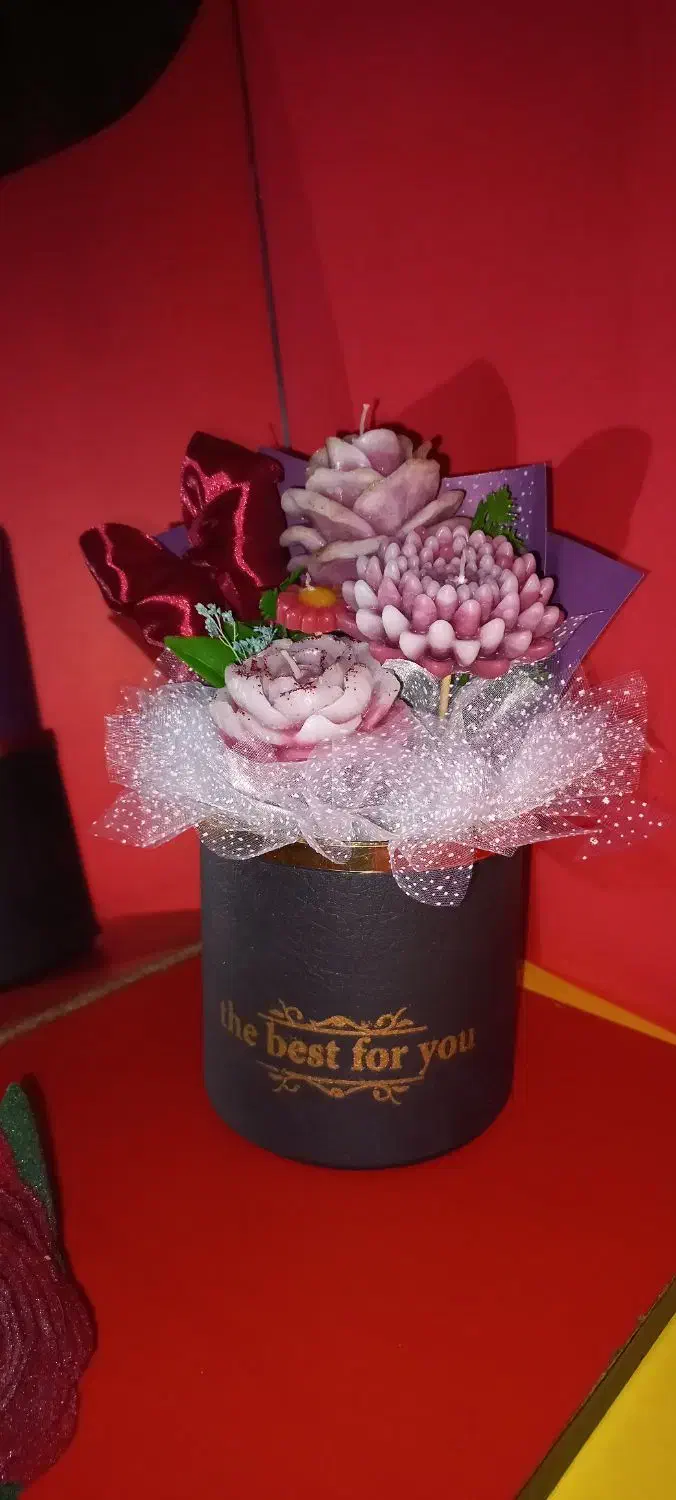 باکس گل شمع|صنایع دستی و سایر لوازم تزئینی|ری, ولی آباد|دیوار