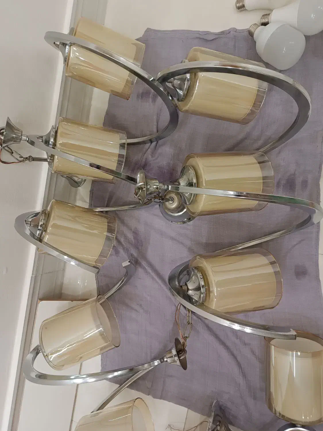 لوستر|لوستر و چراغ آویز|چالوس, |دیوار