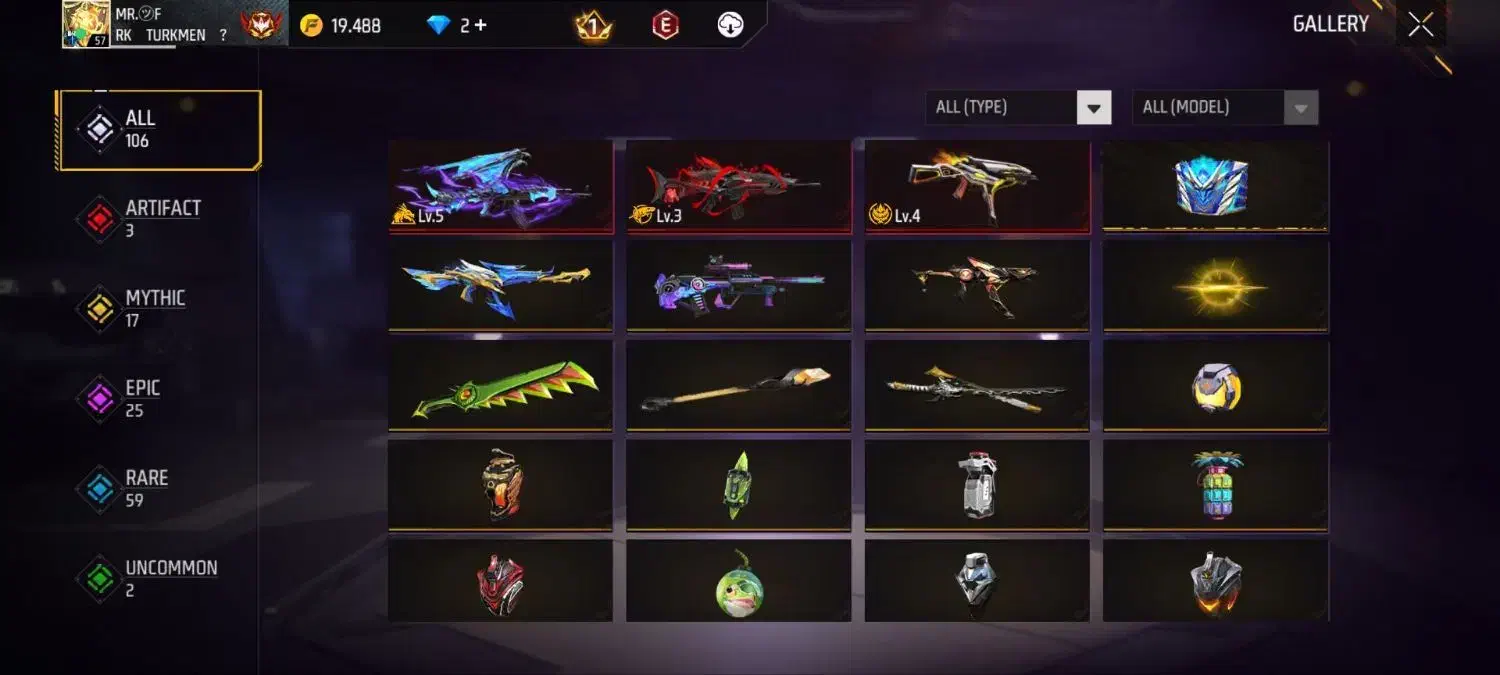 اکانت فری فایر|کنسول، بازی ویدئویی و آنلاین|آق قلا, |دیوار