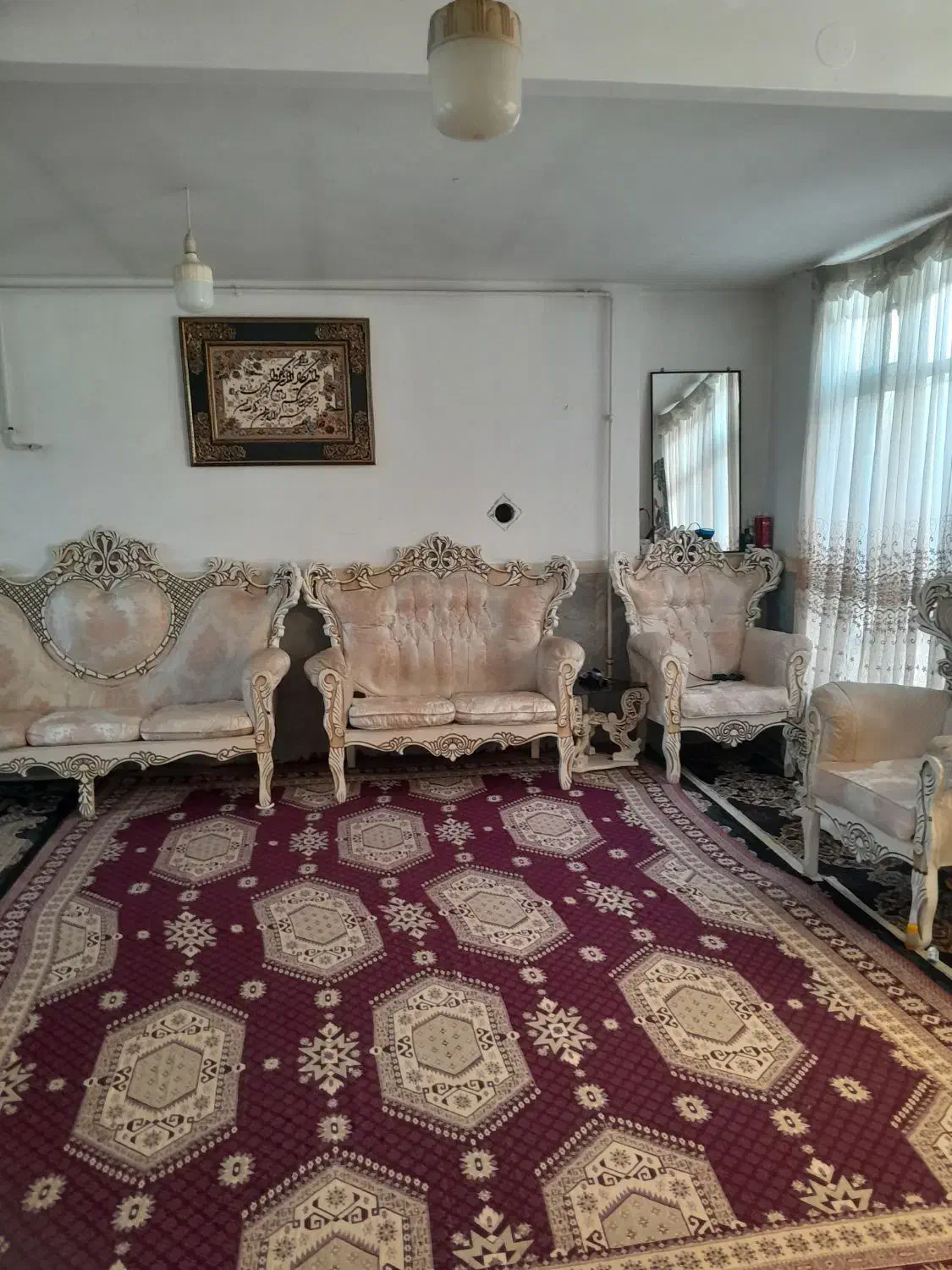 مبلمان ۷نفره|مبلمان خانگی و میز عسلی|کنگاور, |دیوار