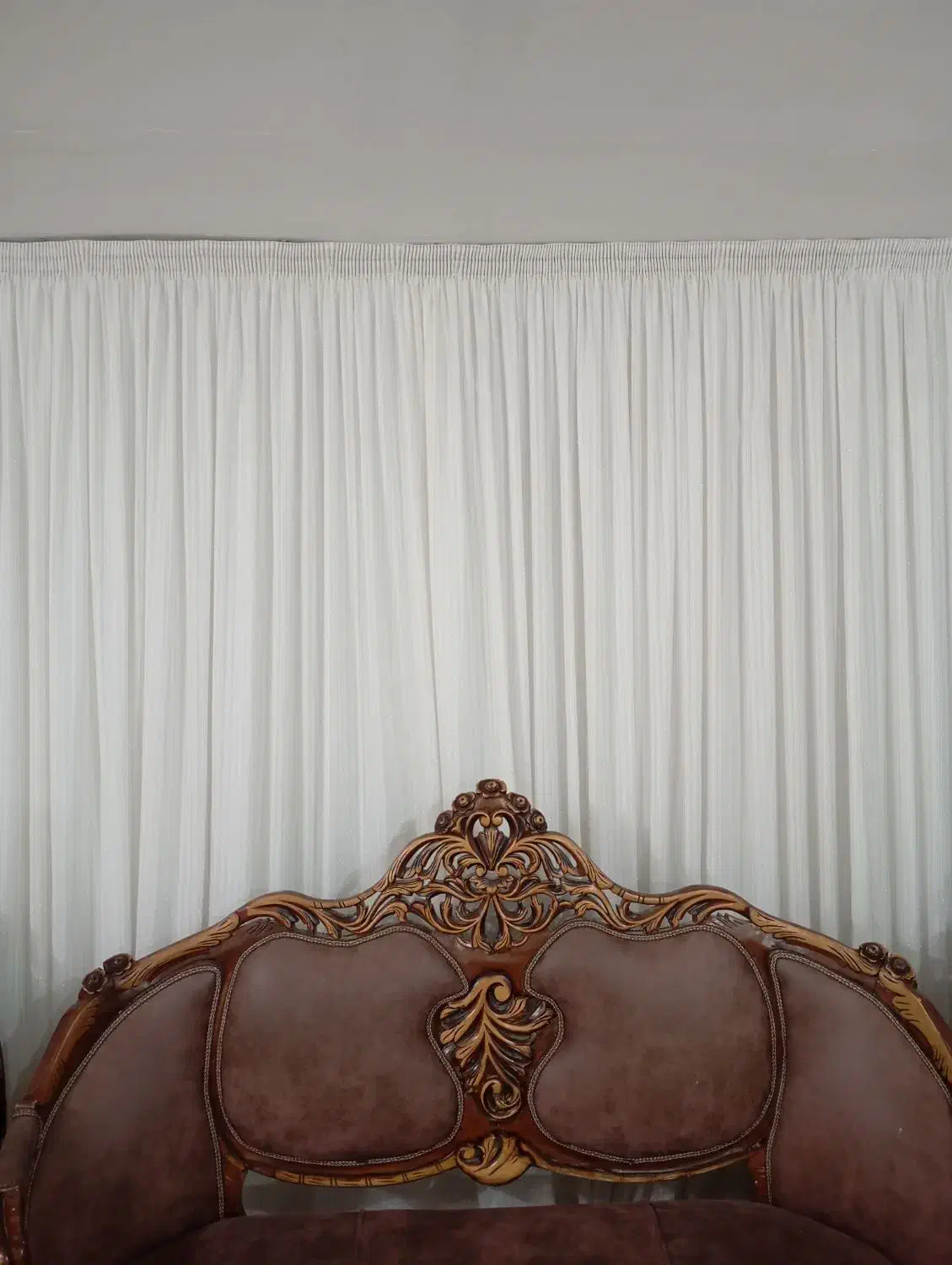 پرده سفید لمه|پرده، رانر، رومیزی|مشهد, شهید احمدی روشن|دیوار