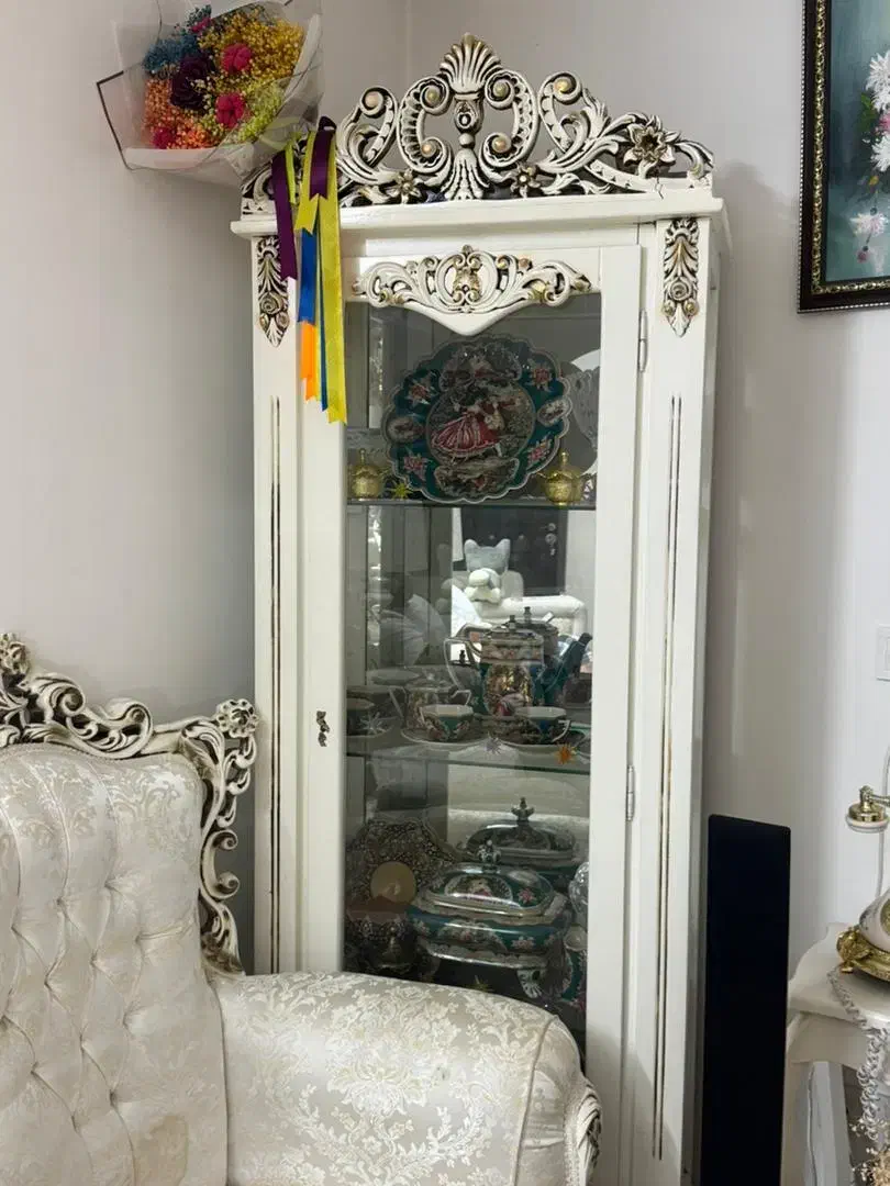 فروش بوفه با اینه و کنسول|بوفه، ویترین، کنسول|قائم‌شهر, |دیوار