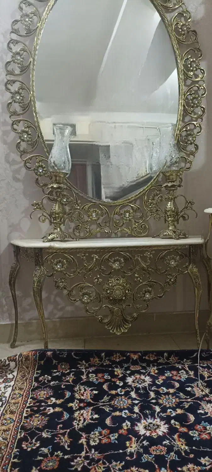 اینه وکنسول برنز|بوفه، ویترین، کنسول|بروجرد, |دیوار