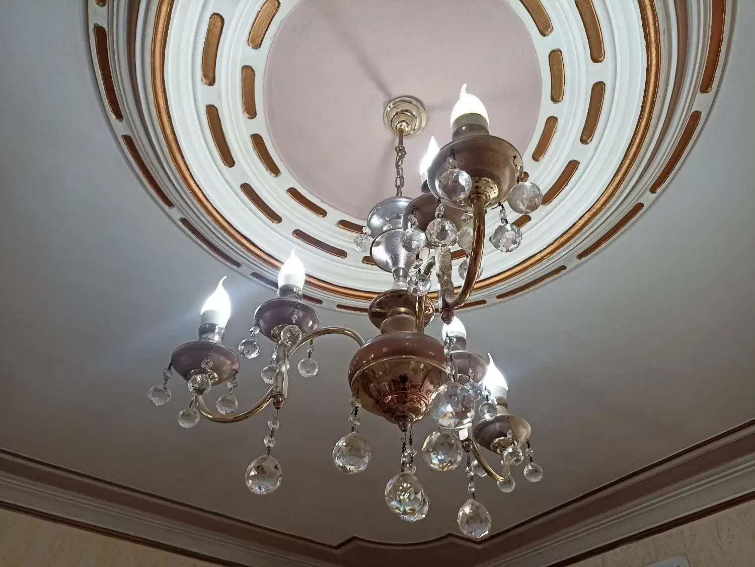 لوستر برنز|لوستر و چراغ آویز|کرمانشاه, |دیوار