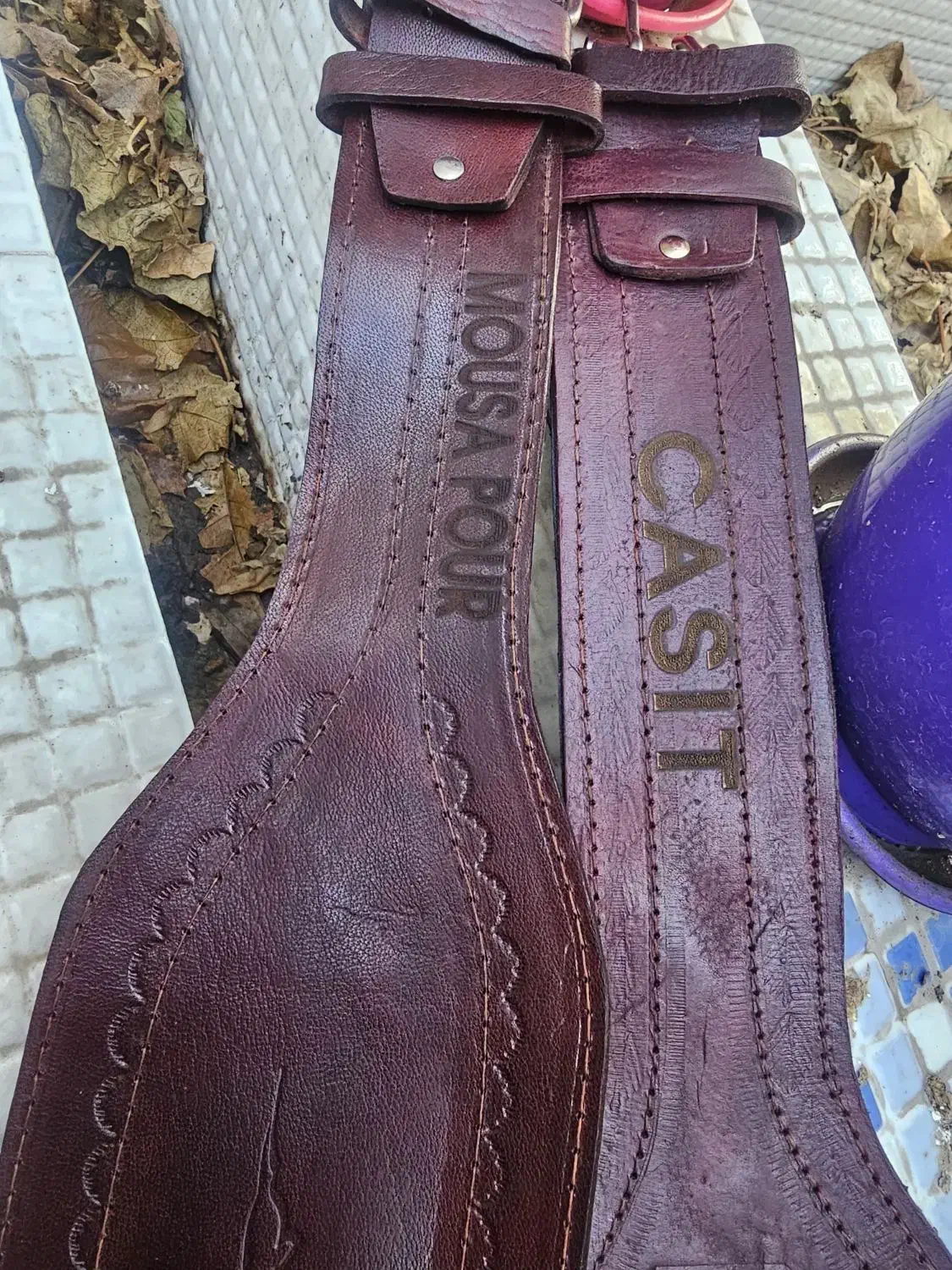 کمربند بدنسازی چرم|کیف، کفش، کمربند|خرم‌آباد, |دیوار