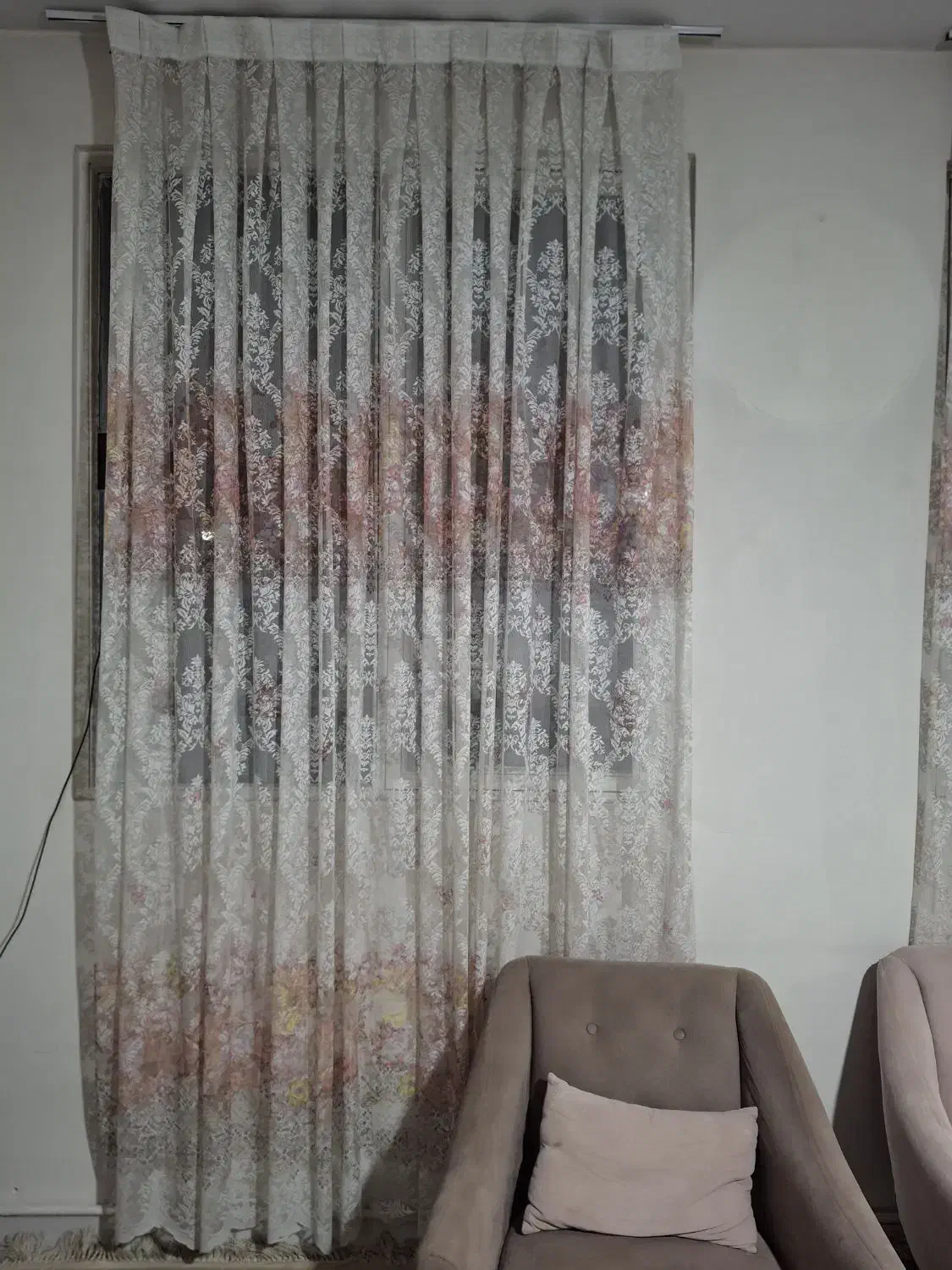 پرده جنس توری|پرده، رانر، رومیزی|تهران, منیریه|دیوار