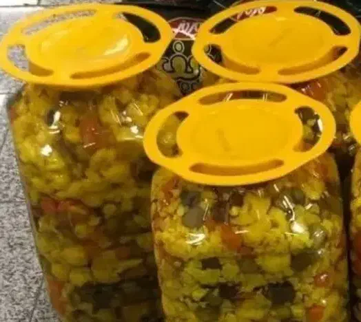 ترشی مخلوط دبه های 2.5 کیلویی و 10 کیلویی|خوردنی و آشامیدنی|تهران, ازگل|دیوار