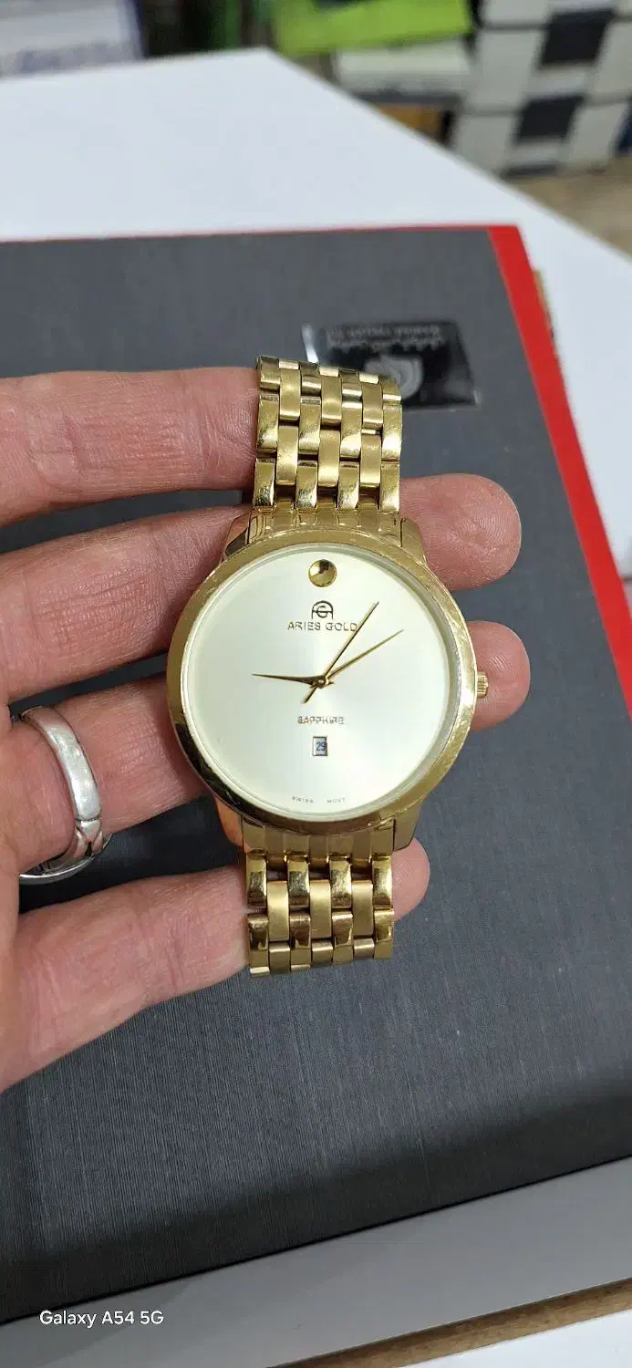 ساعت مچی طلایی آریس گلد|ساعت|اردکان, |دیوار