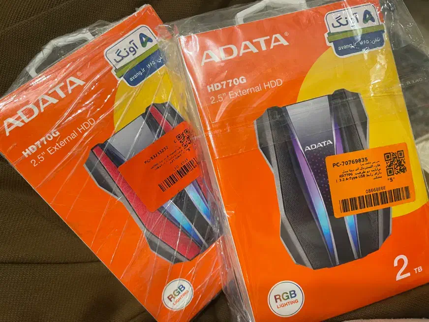 هارد اکسترنال ۲ ترا -  ADATA HD770G RGB|قطعات و لوازم جانبی رایانه|قم, زنبیل آباد|دیوار