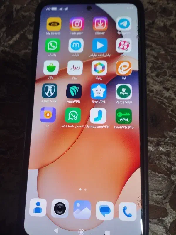 نوت 12خیلی تمیز.|موبایل|سلماس, |دیوار