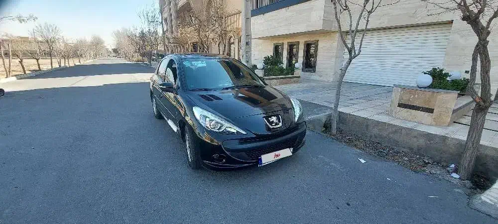 ۲۰۷ مشکی سقف پاناروما|خودرو سواری و وانت|فردیس, شهرک ناز|دیوار