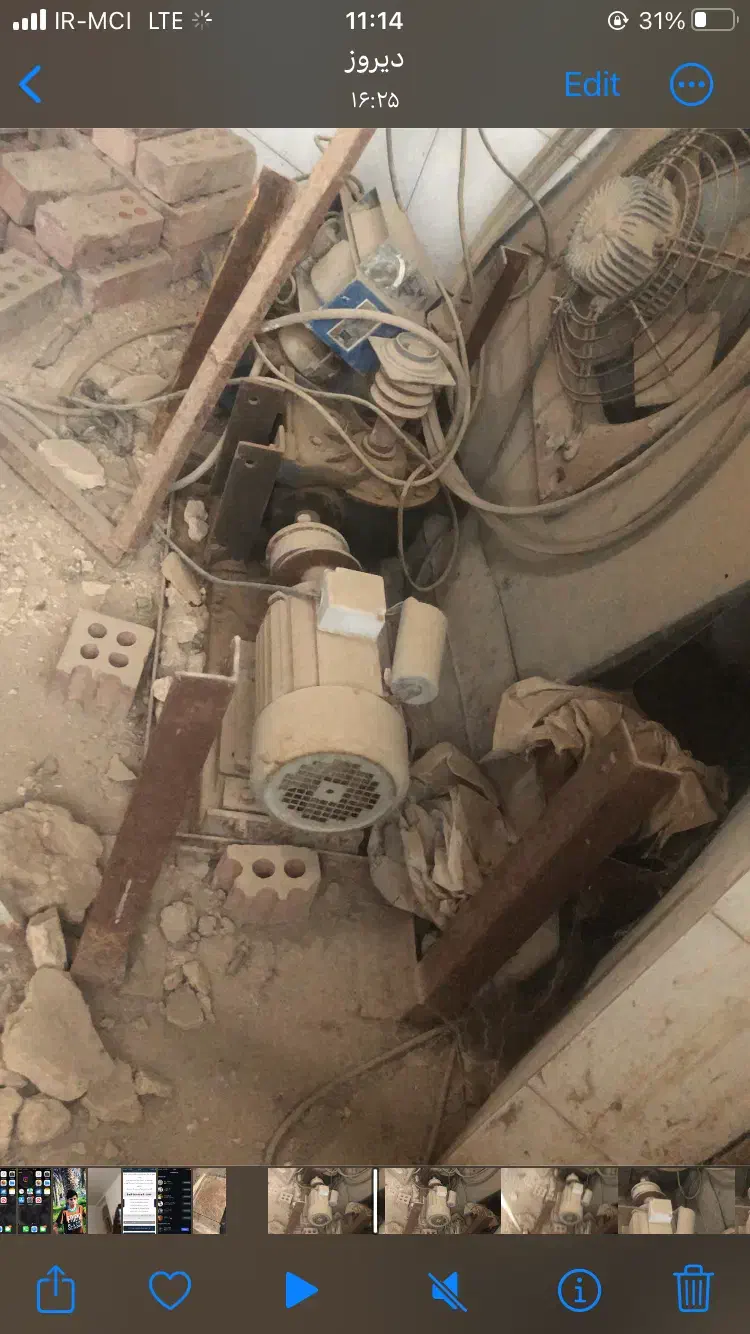 موتور تک فاز گیربکس دار مناسب بالابر ساختمانی|ماشینآلات صنعتی|جازموریان, |دیوار