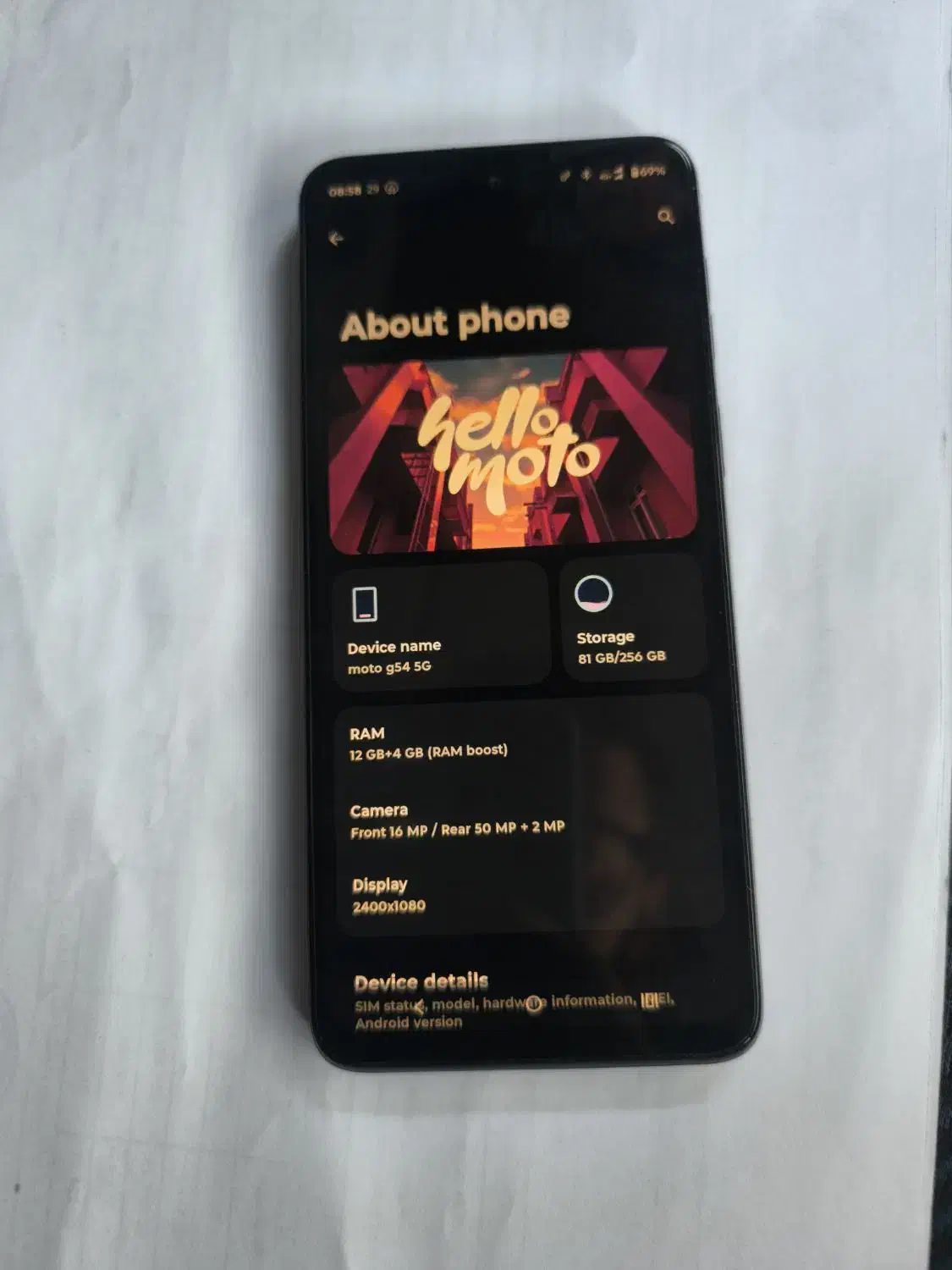 گوشی قدرتمند موتورولا G54 5G|موبایل|تهران, هاشمی|دیوار