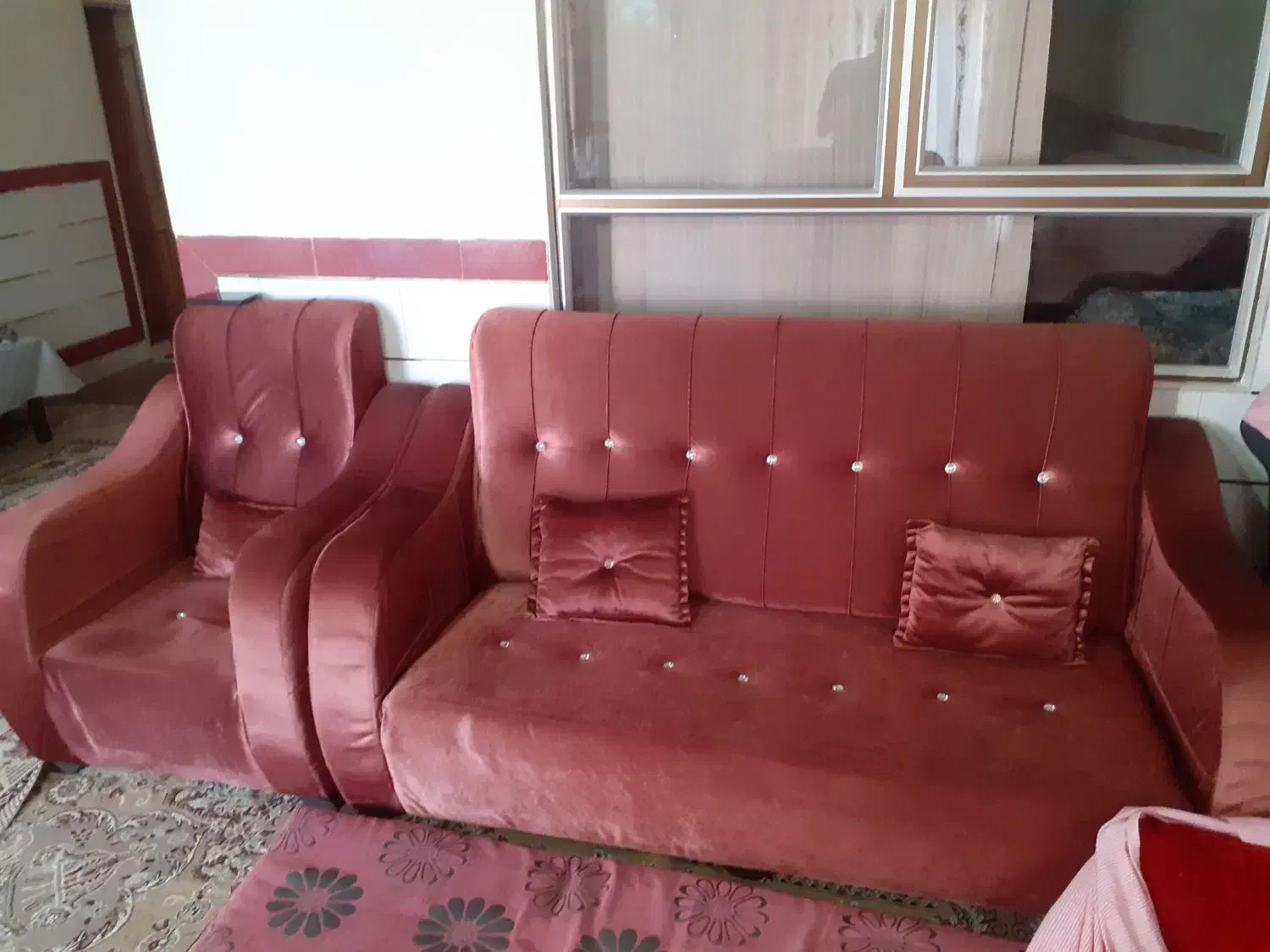 مبل ۷ نفره|مبلمان خانگی و میز عسلی|تیران, |دیوار