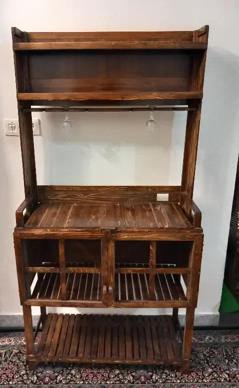 میز بار چوب روسی|بوفه، ویترین، کنسول|زاهدان, |دیوار