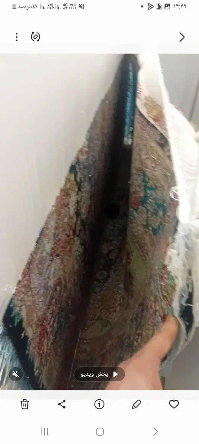 فرش سالاری تبریز شیش متری حدود ۶۵درصد بافته شده|فرش|پاکدشت, پاکدشت (مامازند)|دیوار