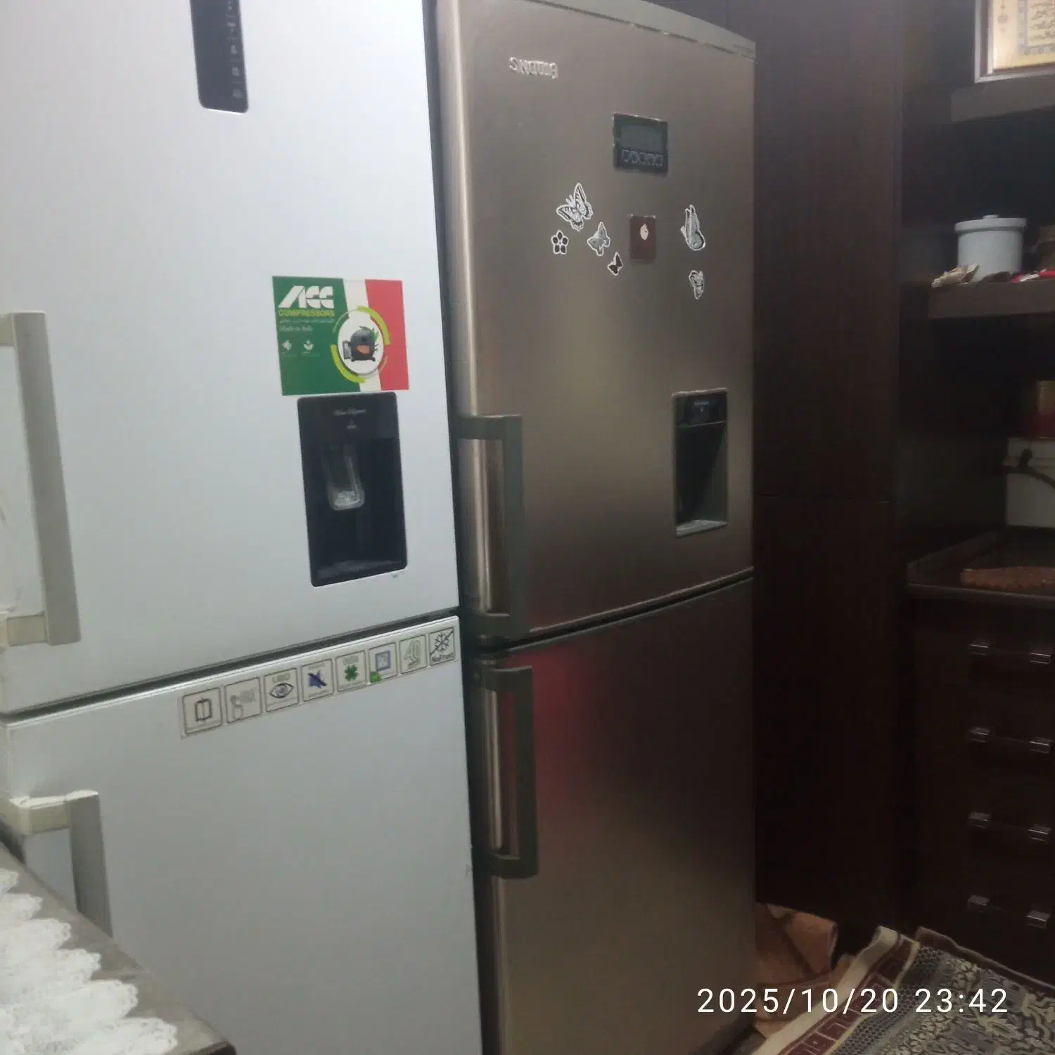 یخچال اسنوا رنگ سیلور|یخچال و فریزر|اصفهان, سودان|دیوار