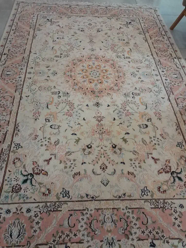 جفت ۶ متری دستباف کاشمر گل ابریشم طرح تبریز|فرش|تهران, سازمان برنامه جنوبی|دیوار