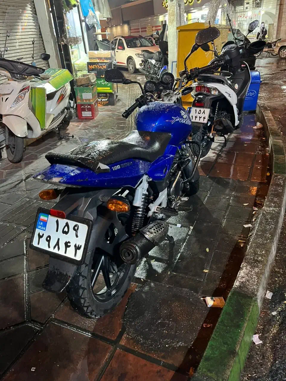پالس آبی ۱۸۰Dtsمدل۸۹|موتورسیکلت|تهران, دهم فروردین|دیوار