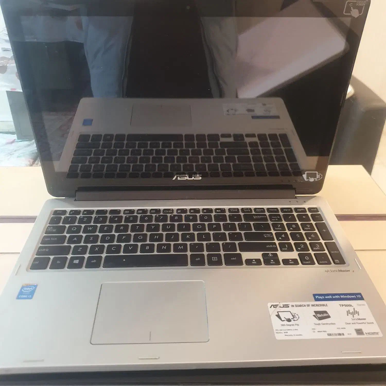 لپ تاپ ایسوس لمسی تبلت شو|رایانه همراه|سیرجان, |دیوار