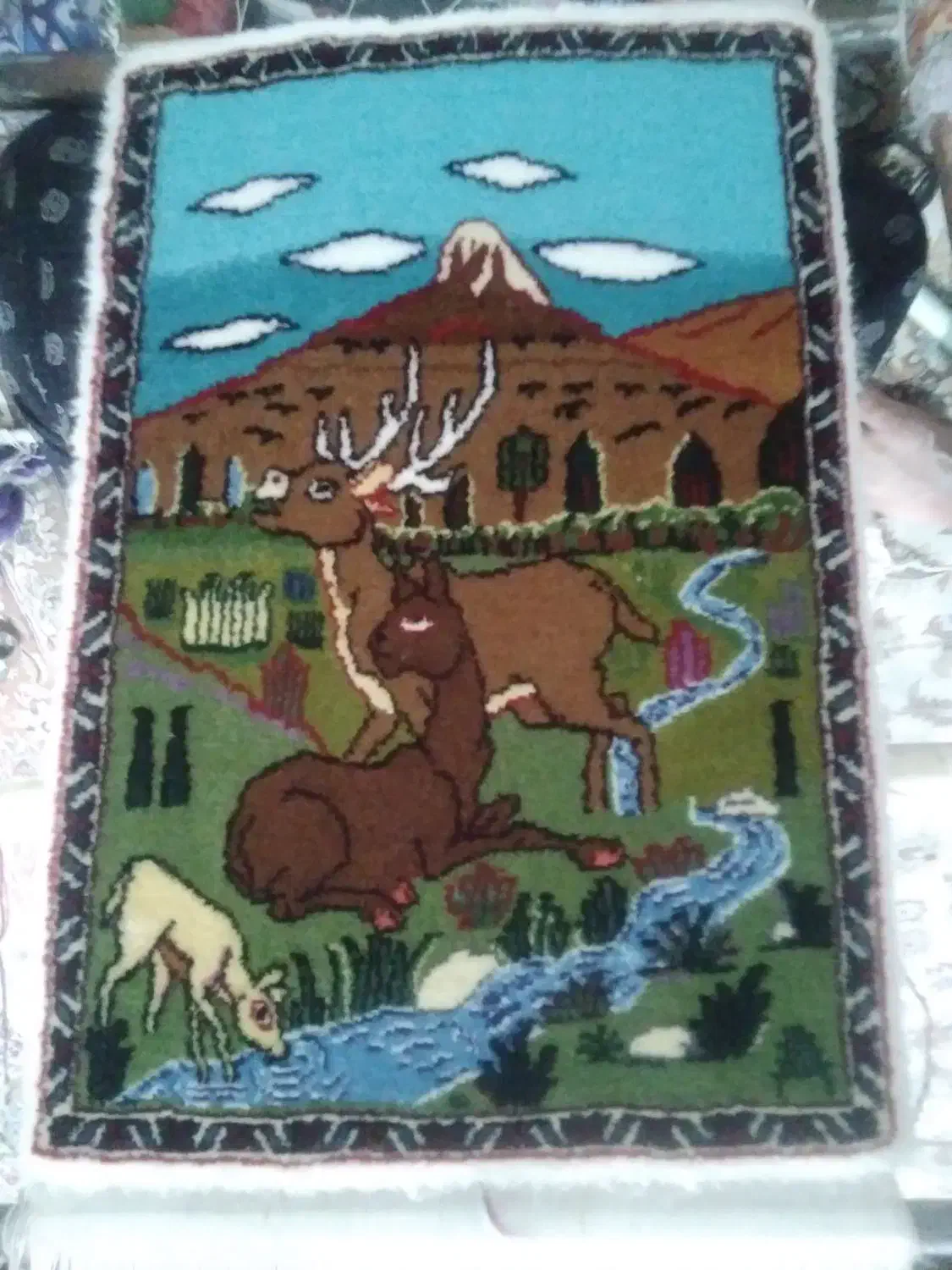 تابلو فرش دست باف|تابلو فرش|مشکیندشت, |دیوار