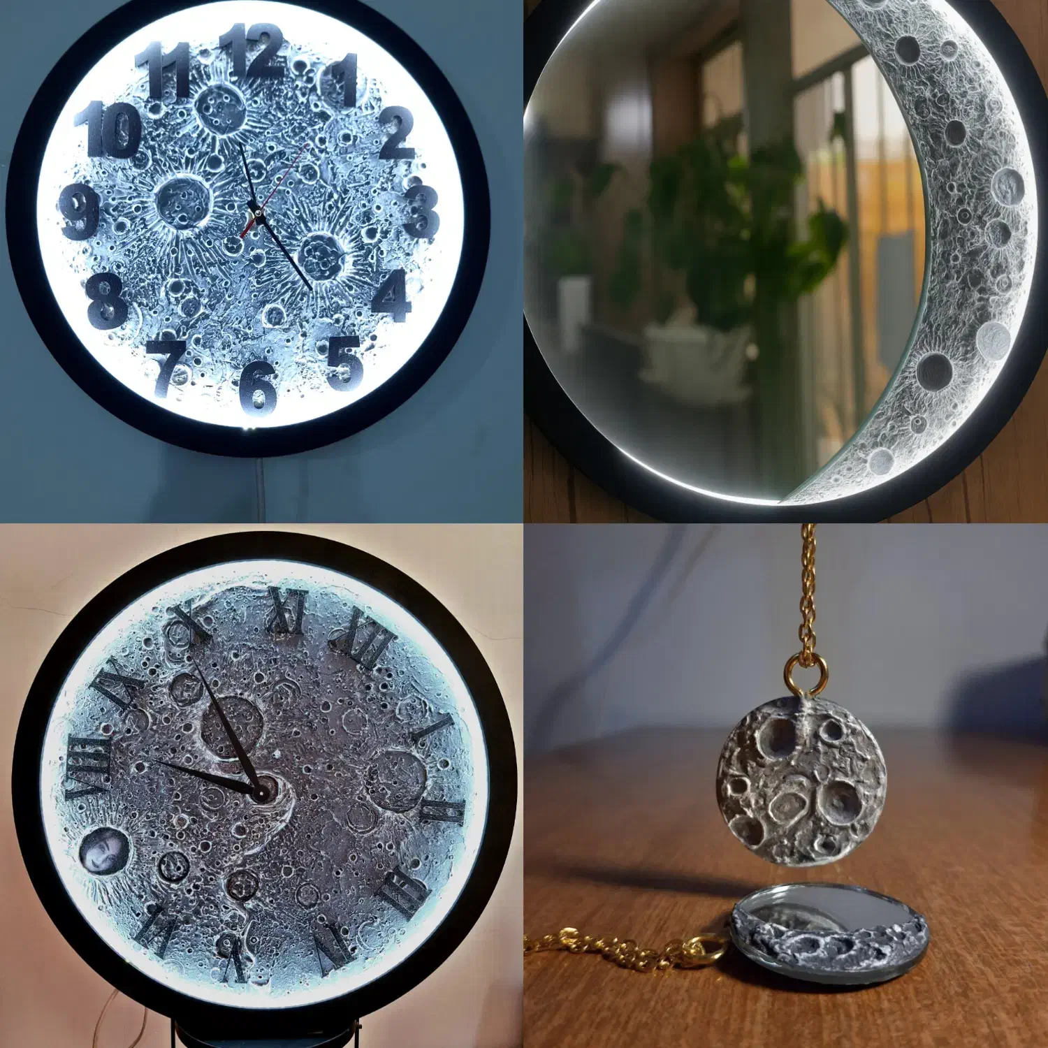 تابلو ماه|ساعت دیواری و تزئینی|نجف‌آباد, بازار|دیوار