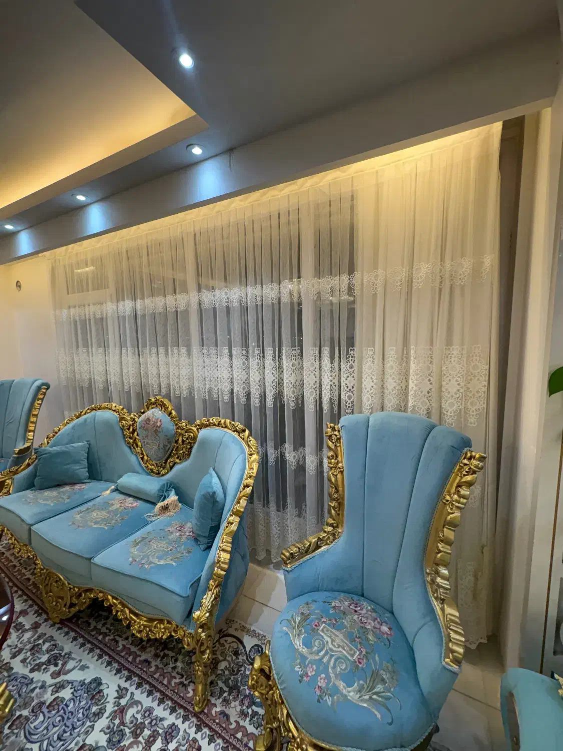 پرده پذیرایی|پرده، رانر، رومیزی|آبدان, |دیوار
