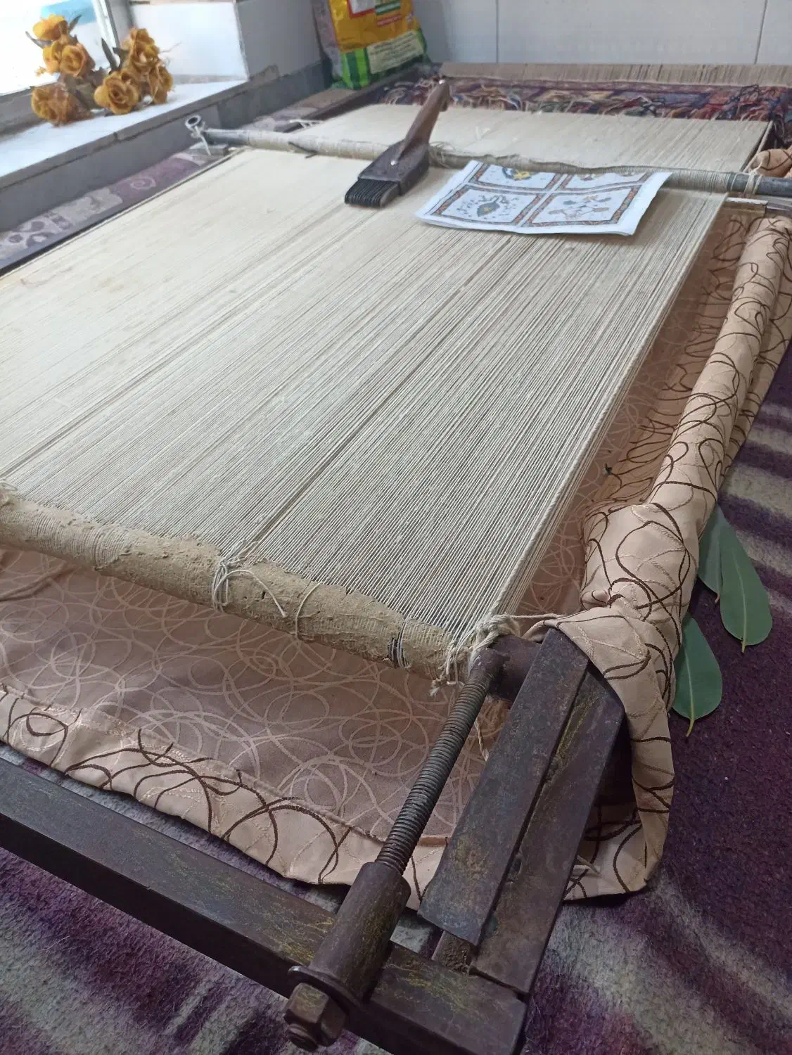 گلیم|گلیم، جاجیم، گبه|سیرجان, |دیوار