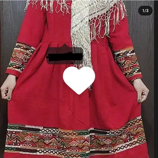 پیراهن سنتی سنگسری|لباس|مهدی شهر, |دیوار