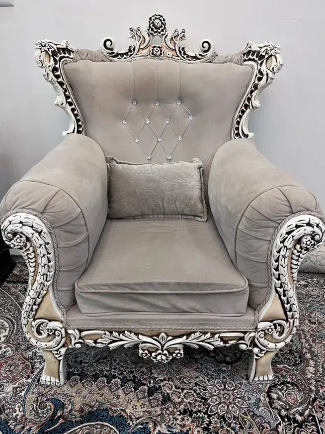 مبلمان نیمه سلطنتی و میزنهارخوری|مبلمان خانگی و میز عسلی|اردکان, |دیوار