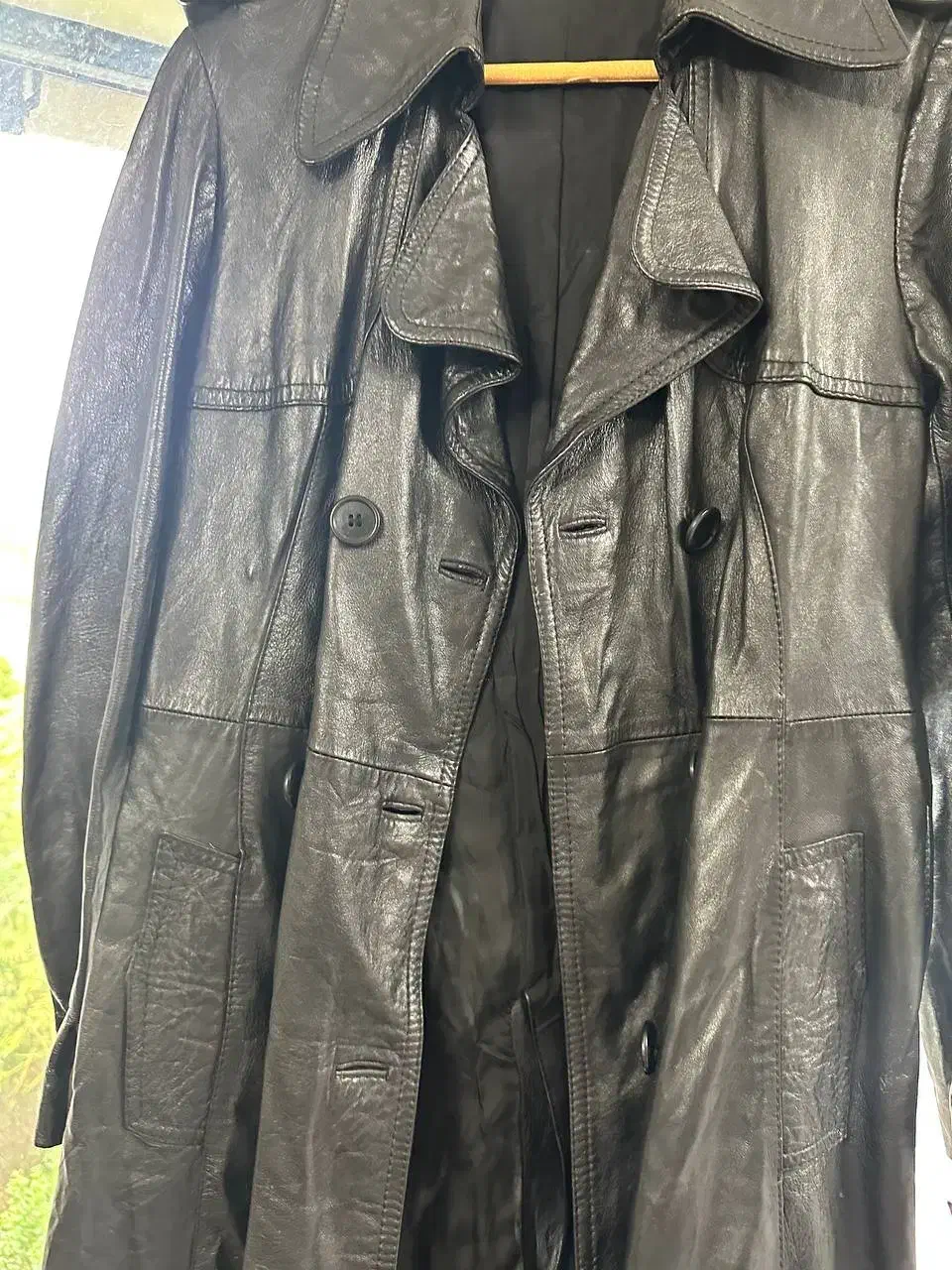 کت چرم طبیعی بلند|لباس|تنکابن, |دیوار