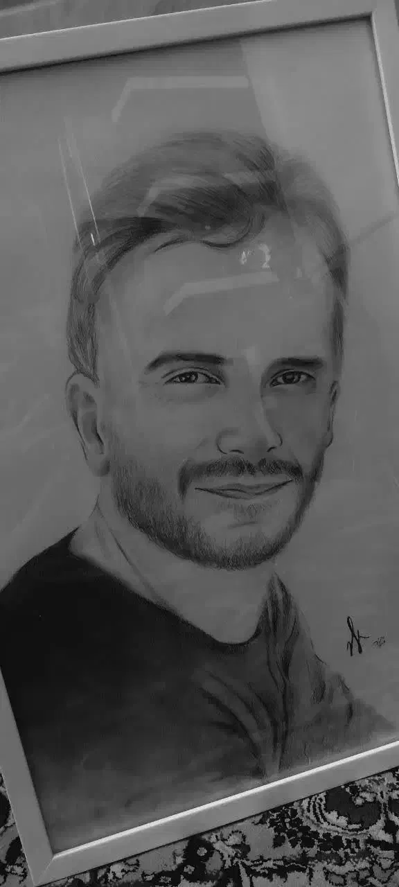 سیاه قلم نقاشی طراحی|تابلو، نقاشی، عکس|قم, زاویه|دیوار