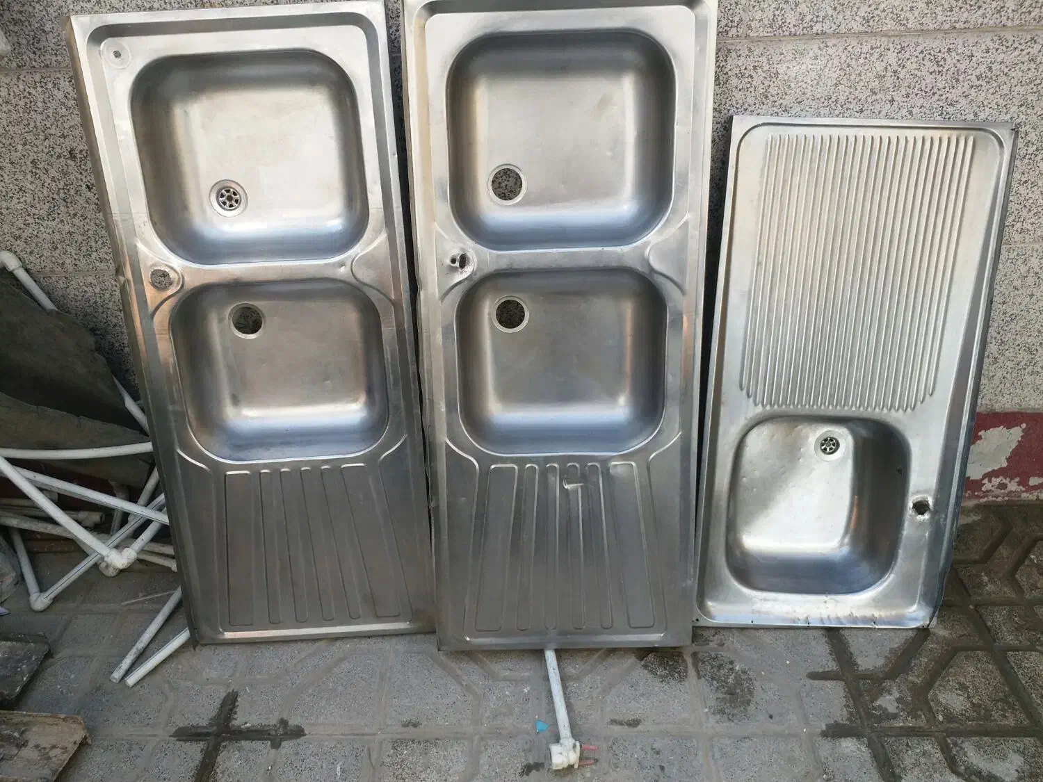 سه عدد سینک|لوازم سرویس بهداشتی|مشهد, رسالت|دیوار