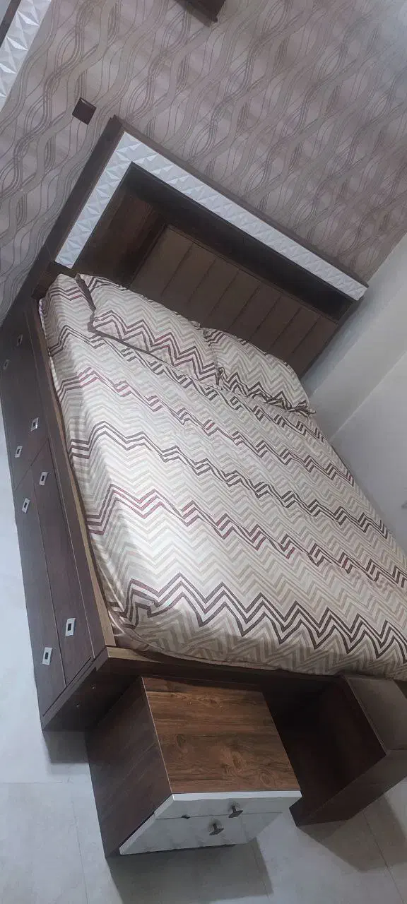 تخت دو نفره کاملا نو|تخت و سرویس خواب|کرمانشاه, |دیوار