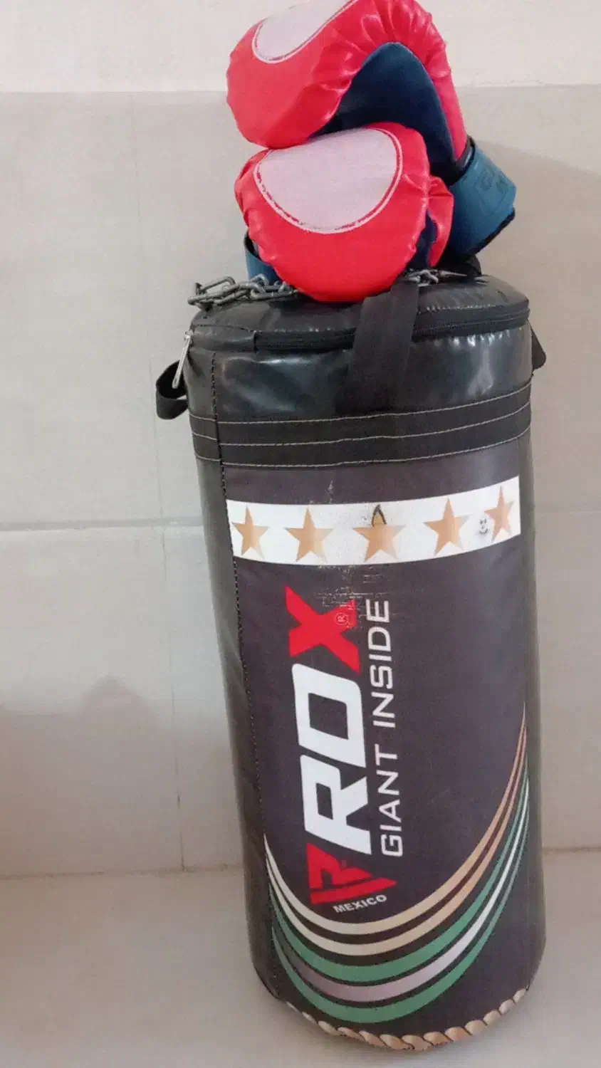 کیسه بوکس با دستکش|تجهیزات ورزشی|نورآباد ممسنی, |دیوار