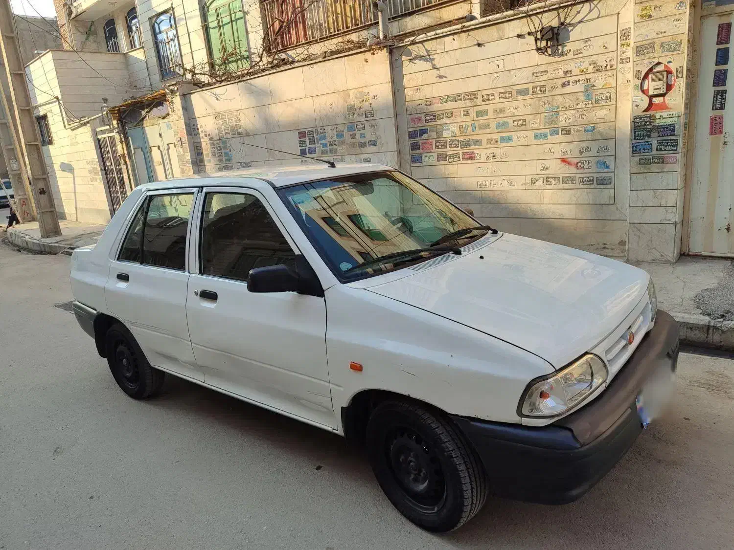 پراید بی رنگ شاستی سالم موتور سالم شاستی|خودرو سواری و وانت|گالیکش, |دیوار