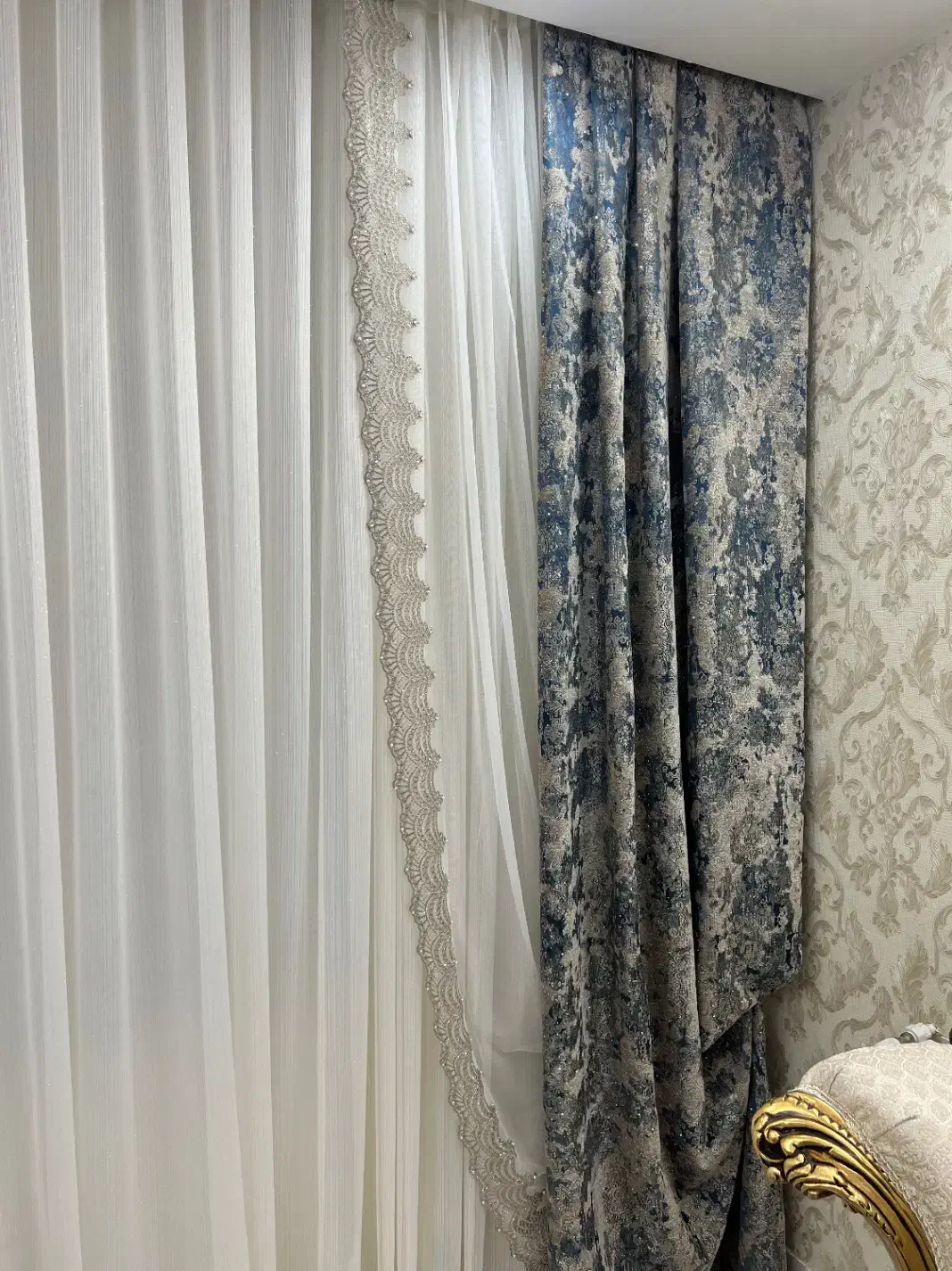 دکور پرده|پرده، رانر، رومیزی|تهران, کیانشهر|دیوار