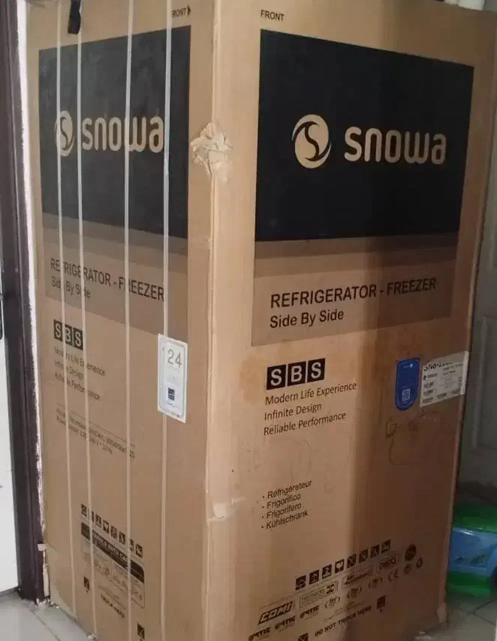 اسنوا سفیدمتالیک سایدبای ساید|یخچال و فریزر|رزن, |دیوار