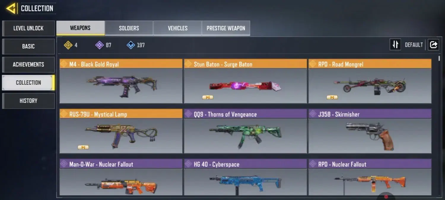 اکانت کالاف لول ۱۹۵|کنسول، بازی ویدئویی و آنلاین|نیشابور, فرح بخش|دیوار