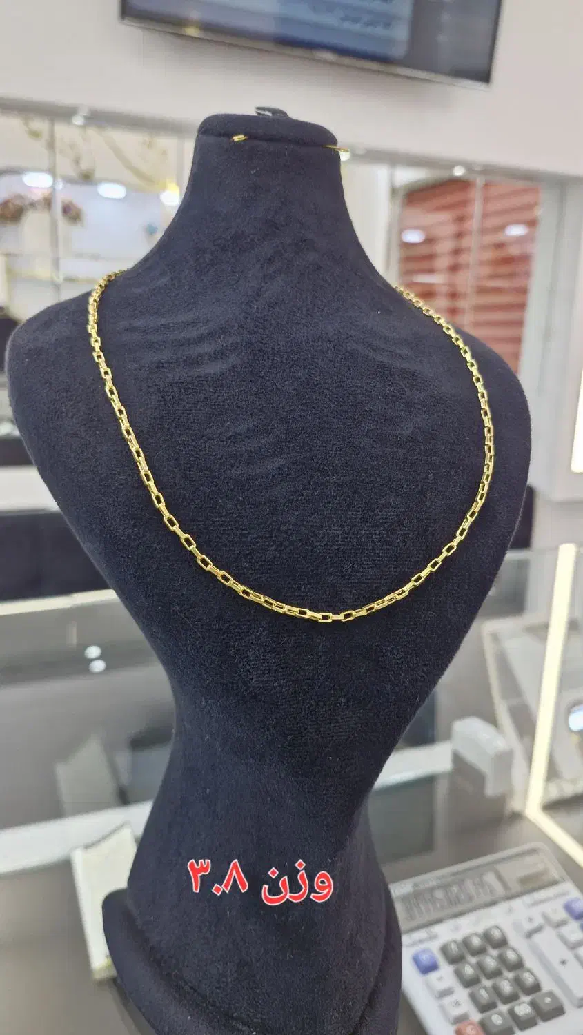 زنجیر مردانه ۱۰ درصد اجرت طلای ولی نژاد|جواهرات|ایلام, |دیوار