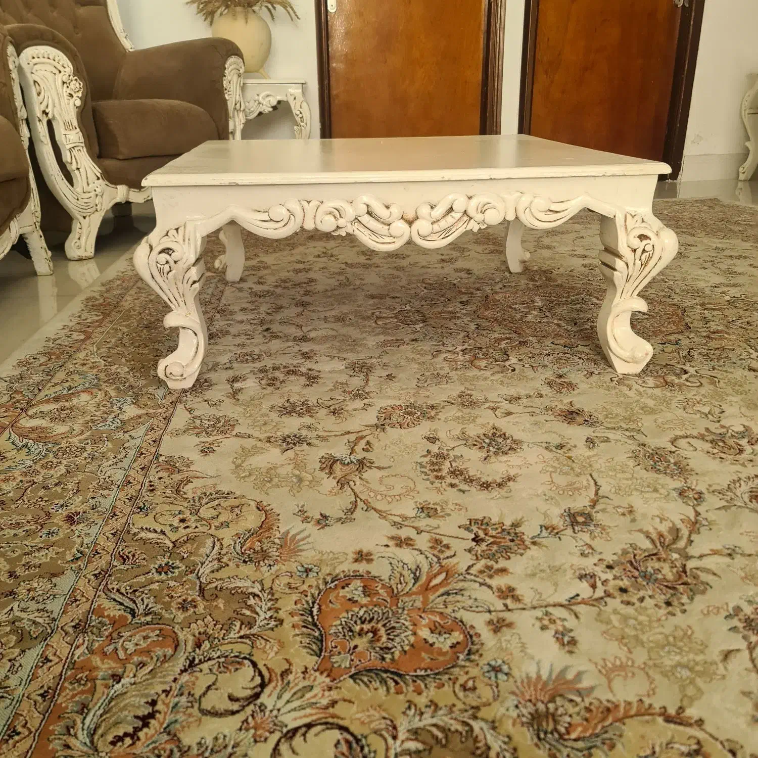 جلو مبلی با دو تا عسلی کار ترک|مبلمان خانگی و میز عسلی|کیاکلا, |دیوار