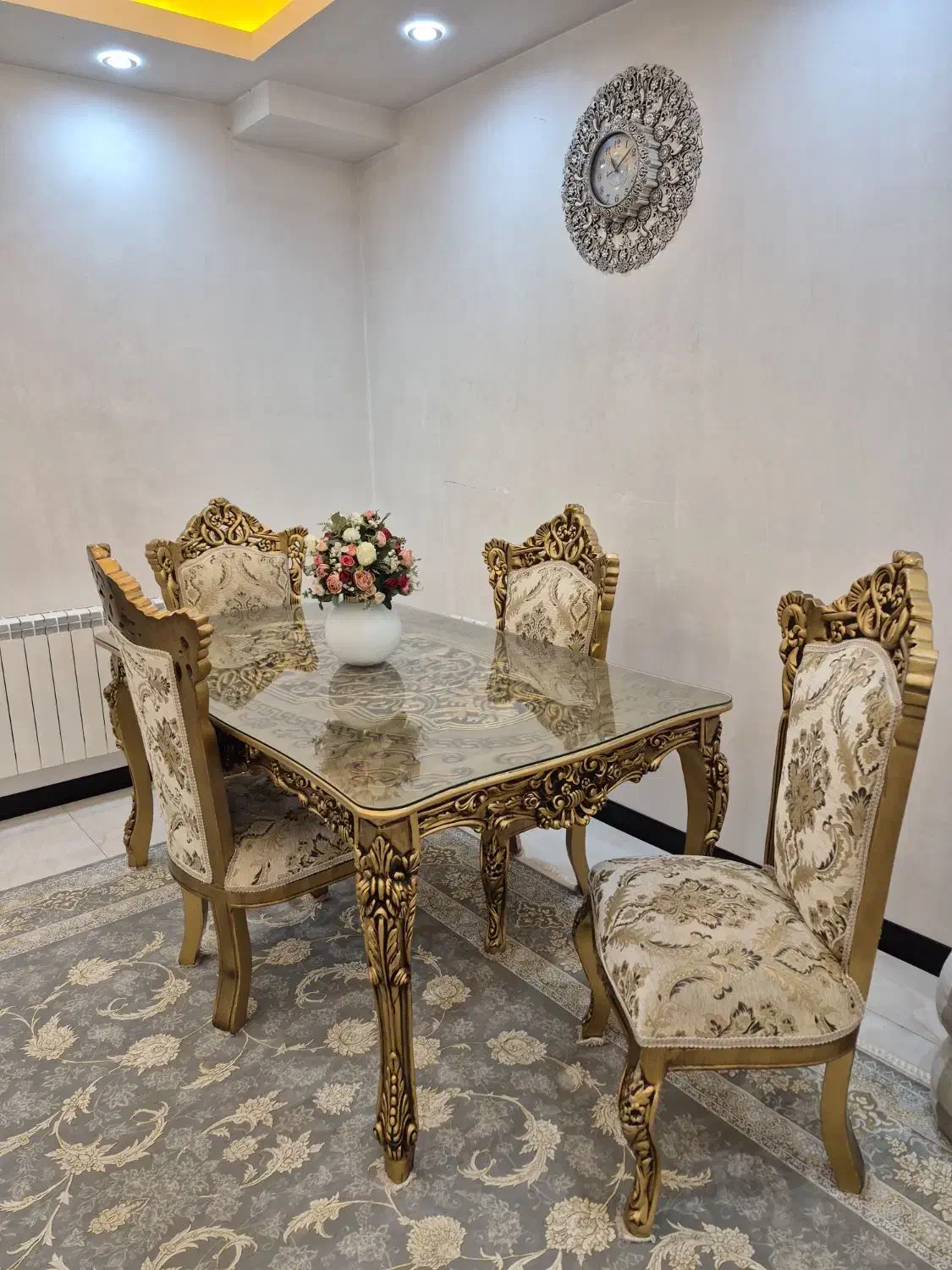 مبل و میز ناهارخوری سلطنتی|مبلمان خانگی و میز عسلی|کهریزک, |دیوار