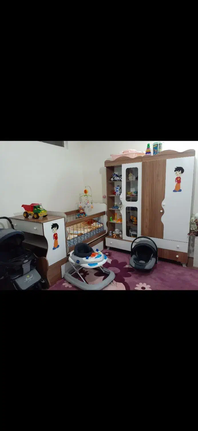 سرویس خواب کودک کاملا سالم و نو|تخت و سرویس خواب|هشتگرد, هشتگرد قدیم|دیوار