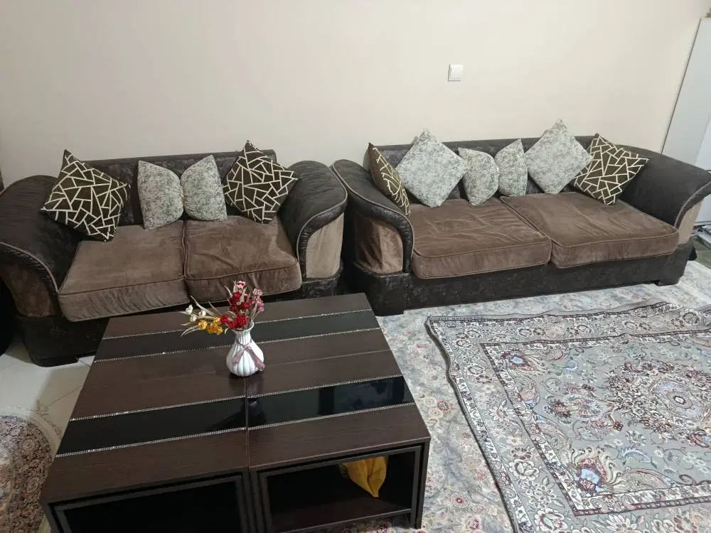 مبلمان راحتی ۷ نفره و جلو مبلی|مبلمان خانگی و میز عسلی|تهران, استاد معین|دیوار