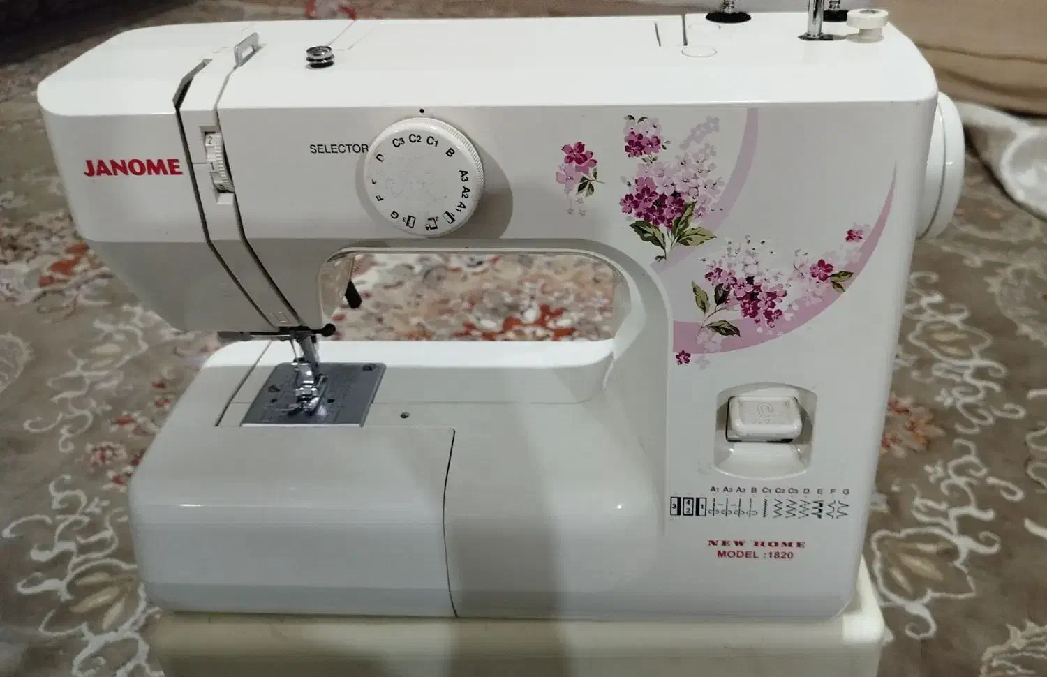 چرخ خیاطی ژانومه|چرخ خیاطی و ریسندگی|قم, ولیعصر|دیوار