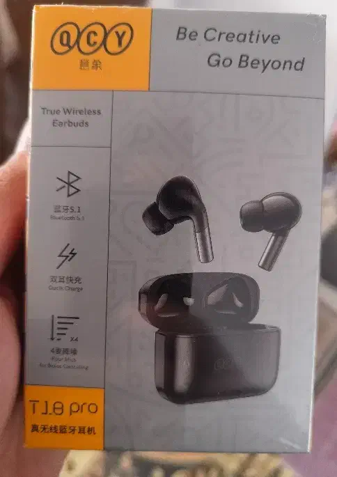 هندزفری بلوتوث QCY T18Pro|لوازم جانبی موبایل و تبلت|قم, هفت تیر|دیوار