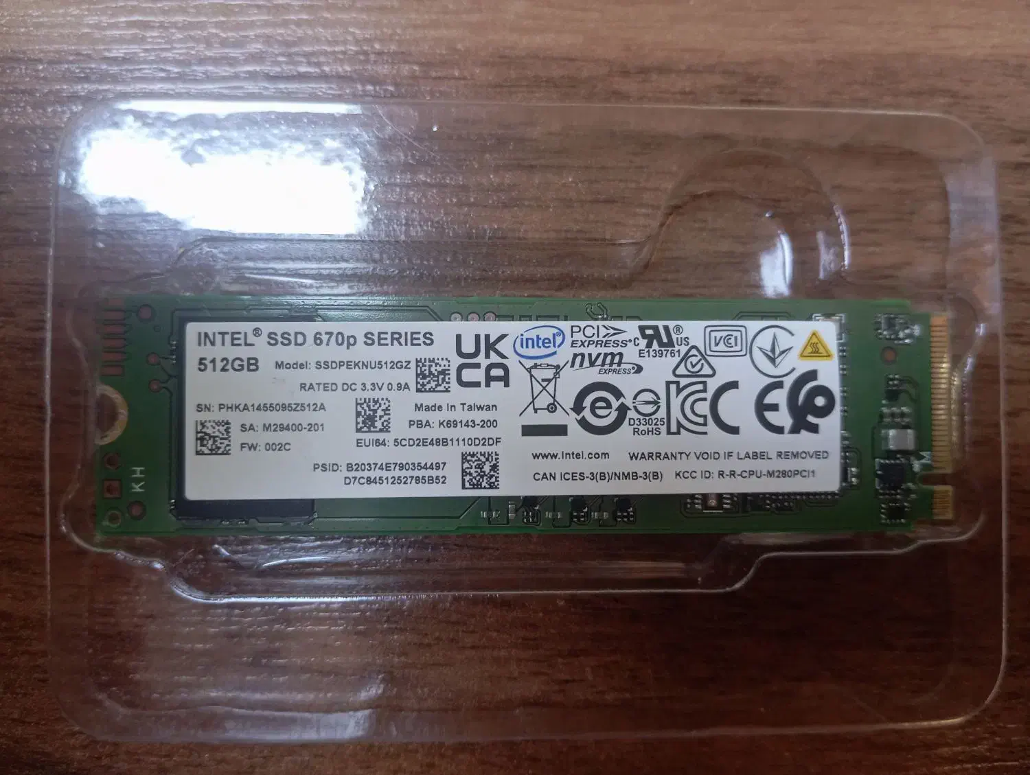Intel 670P Series SSDPEKNU512GZ 512GB M.2|قطعات و لوازم جانبی رایانه|شیراز, آزادی|دیوار